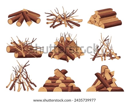 Similar – Image, Stock Photo Bonfire of the dry grass in springtime