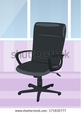 Business office chair by the window/ Office chair