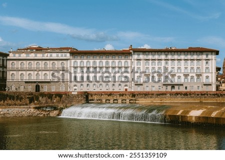 Similar – Image, Stock Photo Picturesque cityscape with blue sky on sunny day