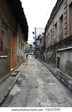 Historical street of Tbilisi