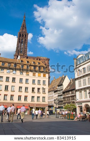 Place de Gutenberg in Strasbourg
