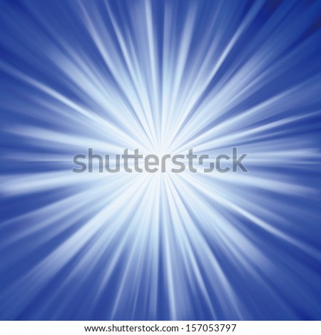 Detailed blue vector starburst. EPS-10