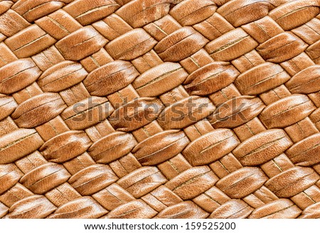 braided leather texture