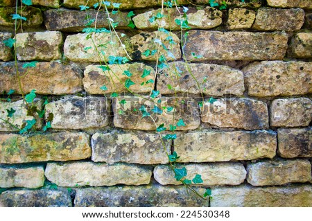 Background Texture Of English Rustic Stone Wall
