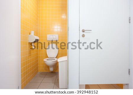 In An Public Building Are Womans Toilets Whit White Doors #392948152 Bathroom D public bathroom doors. In An Public Building Are Womans Toilets Whit White Doors #392948152 Bathroom D