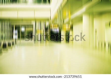 corridor in the airport