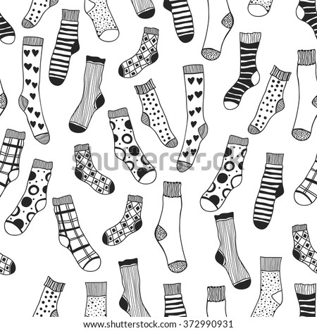 Sock Drawing | Free download on ClipArtMag