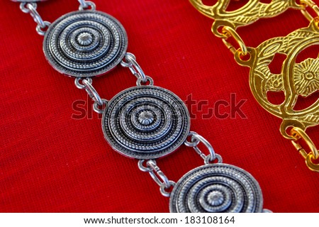 Jewelry made of silver, Thailand. (Rural tourism product of Thailand).#4