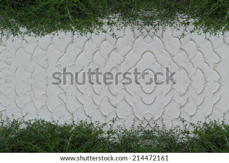 Idea of art.(Create form wall fence)
