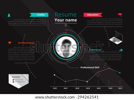 free curriculum vitae vector