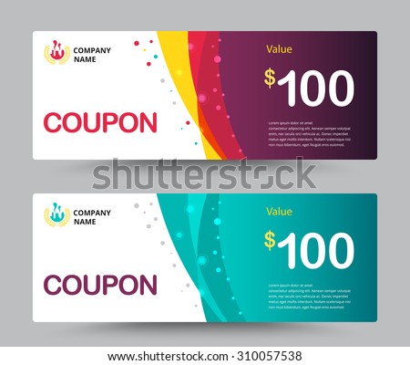 Gift voucher card template design. for special time, Coupon template, Thank giving, and other sale. vector illustration.