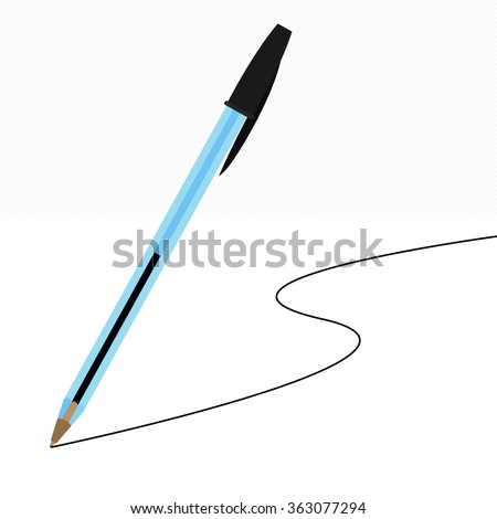 Vector Plastic pen 