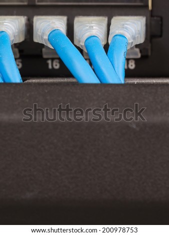 Server Internet Connected with LAN cables.