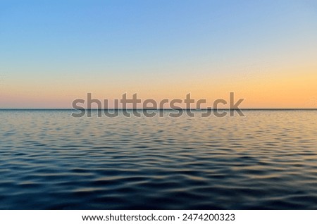 Similar – Foto Bild Morgendämmerung am See