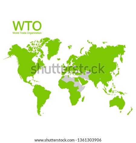 vector map of the WTO