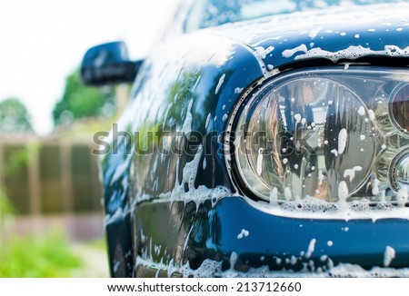 Outdoor car wash