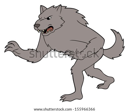 Big Bad Wolf Stock Vector 155966366 : Shutterstock