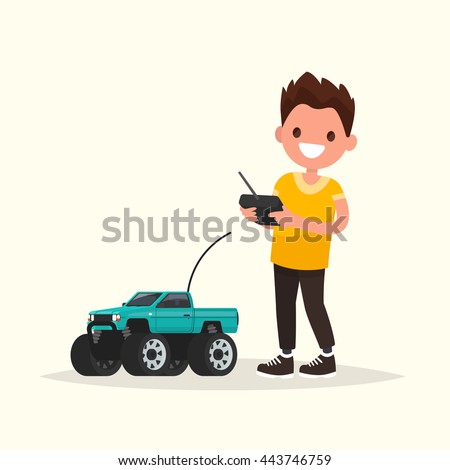 remote car cartoon