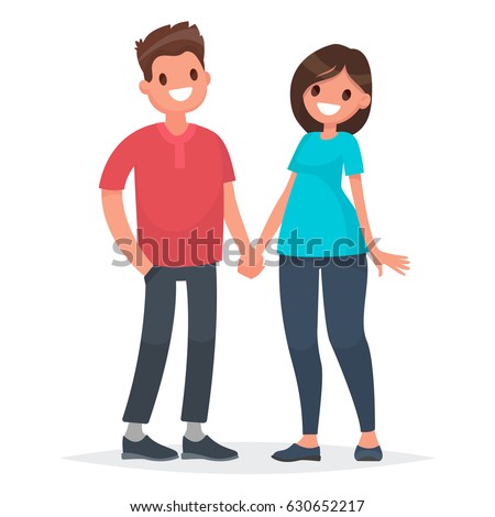 Couple Holding Hands Cartoon Clipart | Free download on ClipArtMag