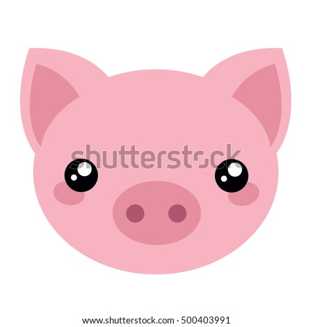 Download Pig Face Vector At Getdrawings Free Download