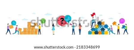 Drag drop, Online chemistry and Electronic thermometer minimal line icons. People characters with puzzle, delivery parcel. Click hand icons. For web, application, printing. Vector