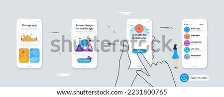 Refresh bitcoin, Select user and Financial app line icons for website, printing. Phone ui interface. Collection of Cloud upload, World medicine, Travel luggage icons. Contactless payment, Ssd. Vector