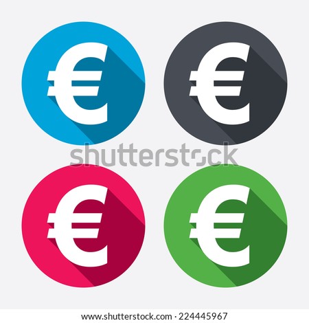 Similar – Image, Stock Photo Green euro sign with green arrow pointing up. Investment, return, finance.