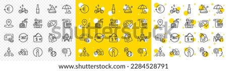 Outline Pet tags, Exchange currency and Fraud line icons pack for web with Payment card, Heart, Pyramid chart line icon. Wallet, Money, Beer pictogram icon. Info, Loyalty gift, Pin. Vector