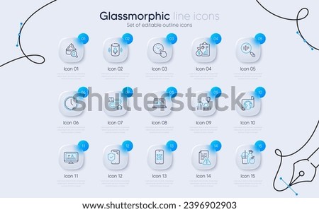 Set of Moisturizing cream, Report and Time line icons for web app. Phone insurance, Qr code, Instruction manual icons. Online video, Voice assistant, Roller coaster signs. Search text. Vector