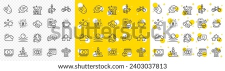 Outline Save planet, Ranking stars and Artificial intelligence line icons pack for web with Cyber attack, Falling star, Fireworks explosion line icon. Sunny weather, Fitness calendar. Vector