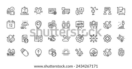 Execute, Floor plan and Annual calendar line icons pack. AI, Question and Answer, Map pin icons. Incubator, Chemical formula, Presentation web icon. Vector