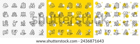 Outline Loyalty program, Employee result and Checklist line icons pack for web with Love letter, Inspect, Video conference line icon. Stats, Human rating, Cleaning pictogram icon. Vector