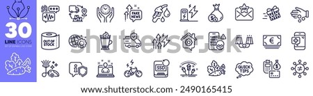 Seo gear, Shield and Payment line icons pack. Safe time, Best manager, Supply chain web icon. Transport insurance, Quick tips, Fireworks rocket pictogram. Discrimination. Design with pen tool. Vector