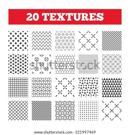 Seamless patterns. Endless textures. Teamwork icons. Helping Hands with globe and heart symbols. Group of employees working together. Geometric tiles, rhombus. Vector