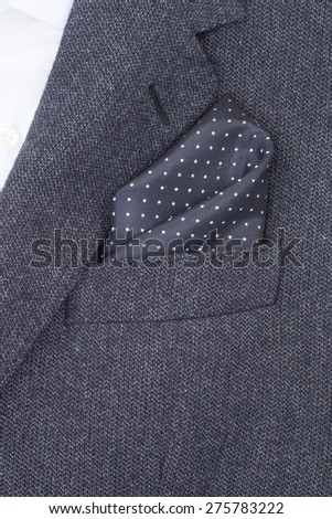 pocket square black texture - handkerchief in the breast pocket of a man\'s suit