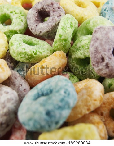 Colorful Cereal Rings