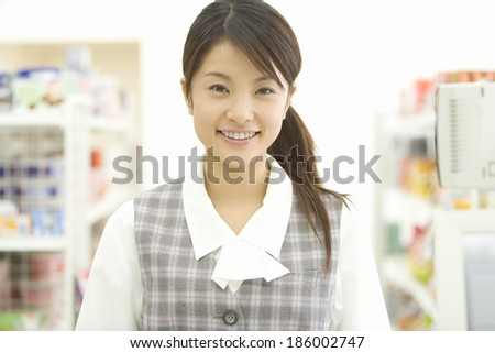 woman visiting convenience store