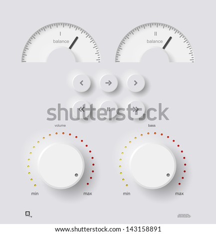 Volume panel, vector