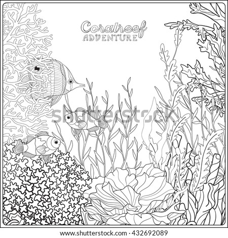 Under The Sea Coloring Pages For Adults At Getdrawings Free Download
