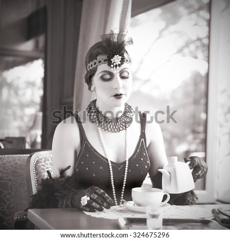 Similar – Image, Stock Photo Fine Society | Drinking Water Fountain