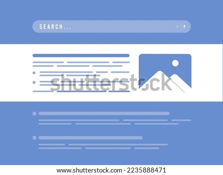 Website Featured Snippets SEO optimization vector illustration concept