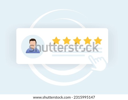 Unlock business growth with user reviews. Boost satisfaction with user feedback and customer ratings. Customer experience concept in vector illustration
