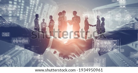 Business network concept. Management strategy. Human resources. Stockfoto © 