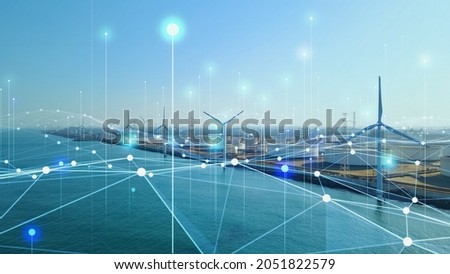 Image, Stock Photo wind Technology