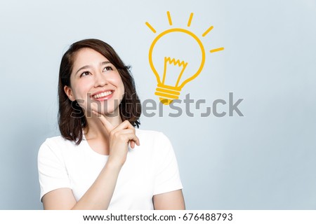 Similar – Image, Stock Photo Young woman discovering a remote beach