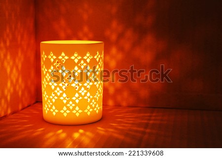 Similar – Image, Stock Photo Lantern with shadow