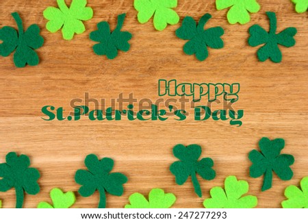 Happy St.Patrick\'s Day greeting card