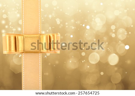 Color Satin Ribbon Bow On Bright Background Stock Photo 257654725 ...