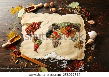 Similar – Image, Stock Photo Anise stars and various spices on rustic table