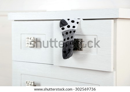 Chest Of Four Open Drawers Made Of Wooden Materials Isolated On White Stock  Photo, Picture and Royalty Free Image. Image 78670869.